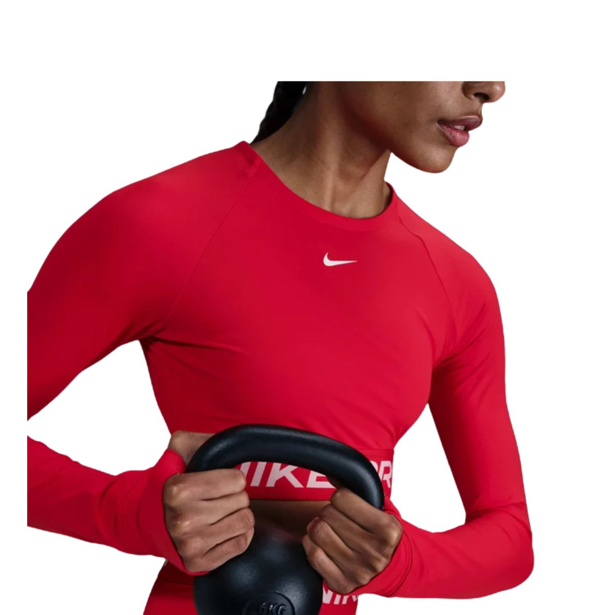 nike pro df 365 crop ls 50