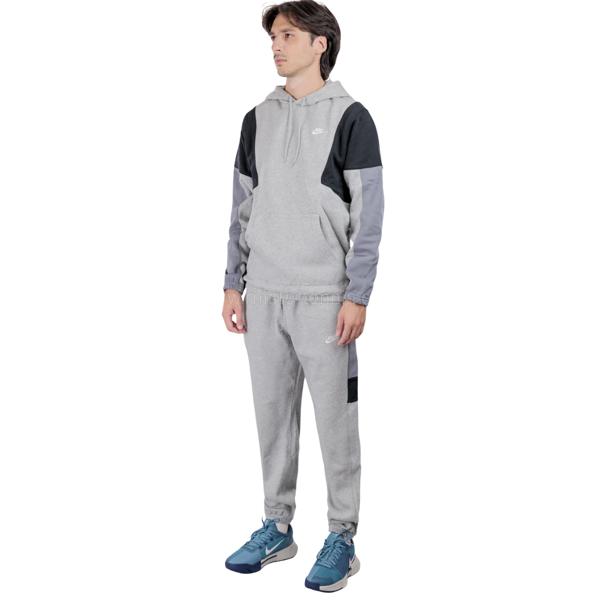 M NK CLUB FLEECE HDED TRACK GX