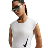 W NK TEMPO SWOOSH RUN DF SS