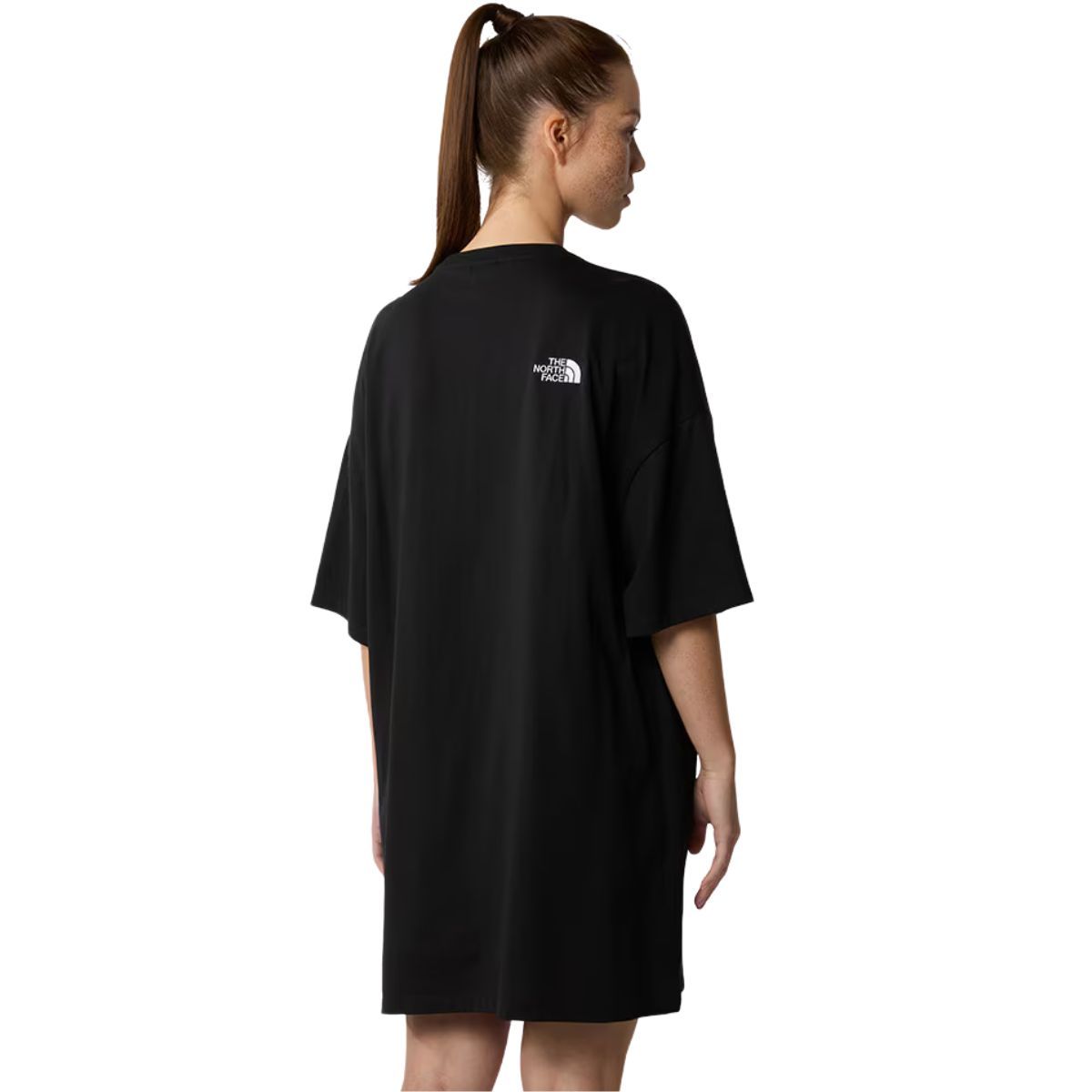 W S/S ESSENTIAL TEE DRESS TNF BLACK