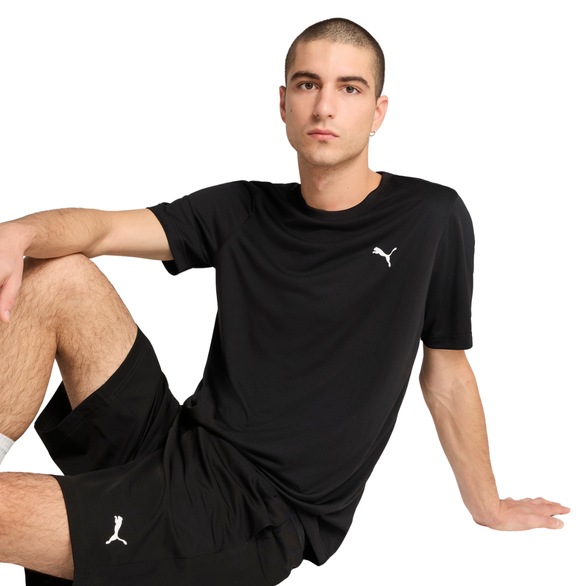 PUMA ESS Small Logo Poly Tee