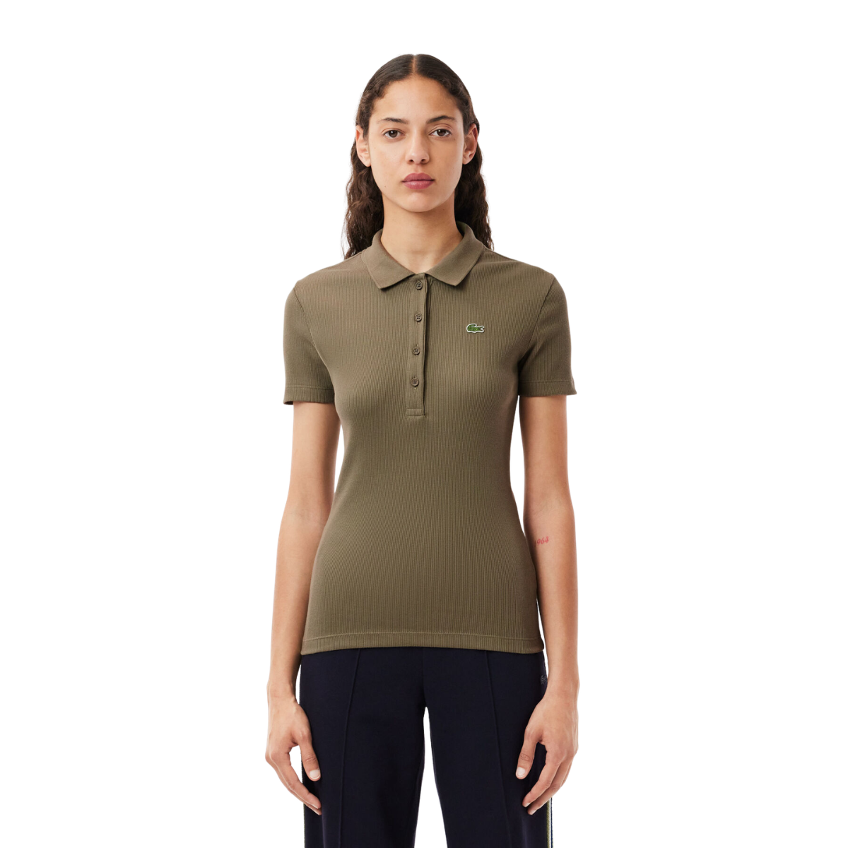 Slim Fit L.12.D Ribbed Cotton Polo-