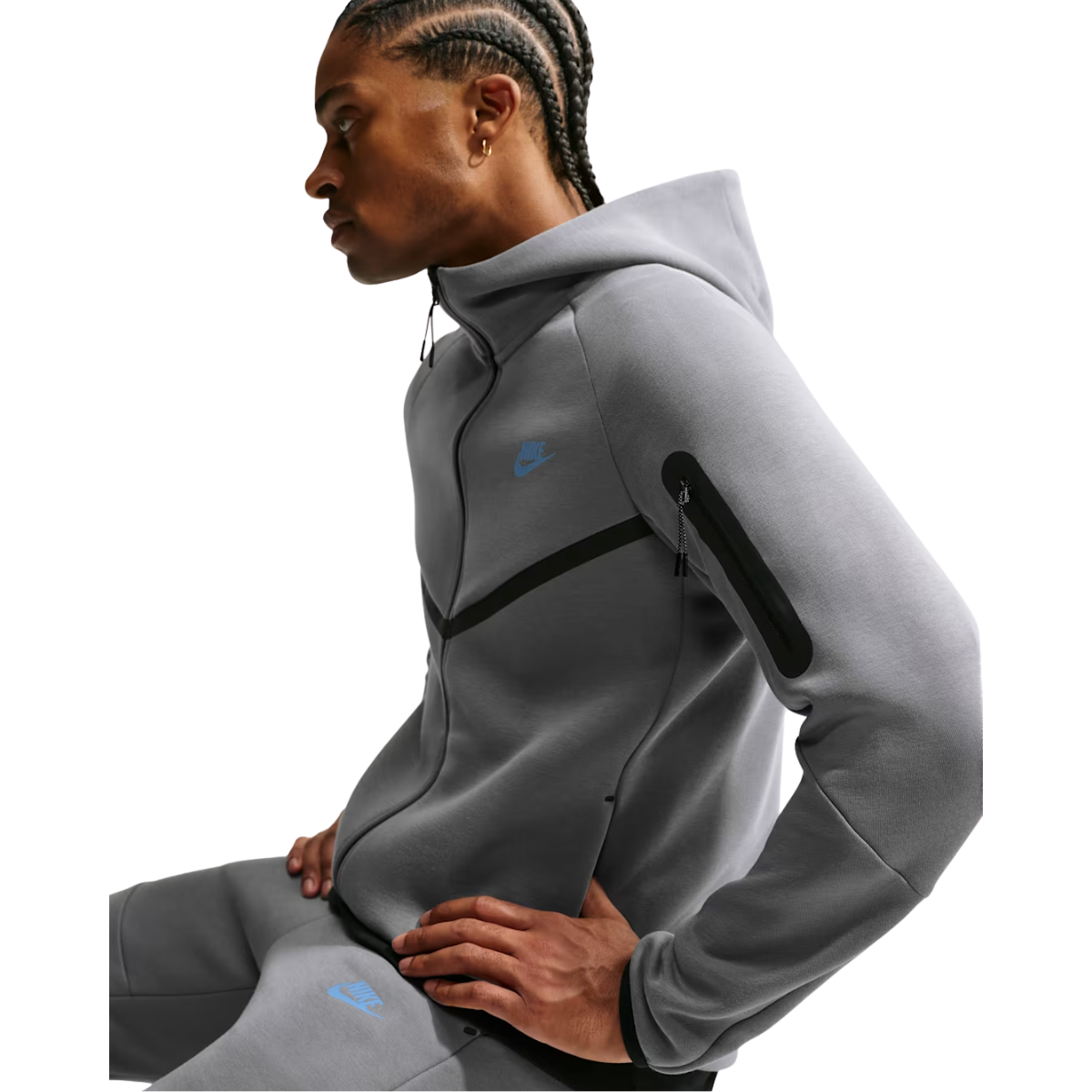 M NK TCH FLC FZ WR HOODIE