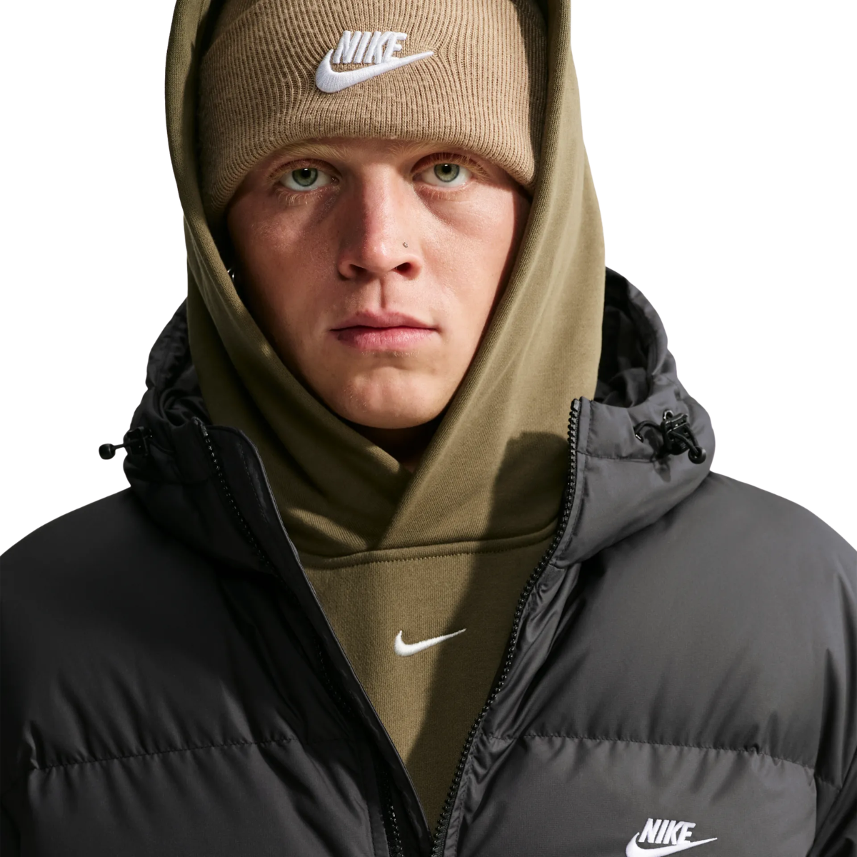 M NK CLUB PUFFER HOOD