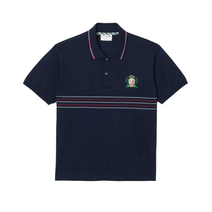 Classic Fit L.12.12 Embroidered Shield Polo Shirt
